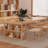Burlywood Rectangular Solid Wood desk-742155598