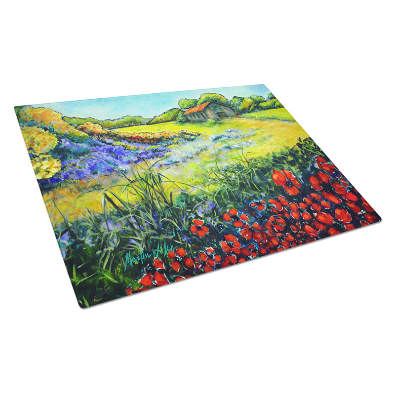 Back Home Glass Cutting Board