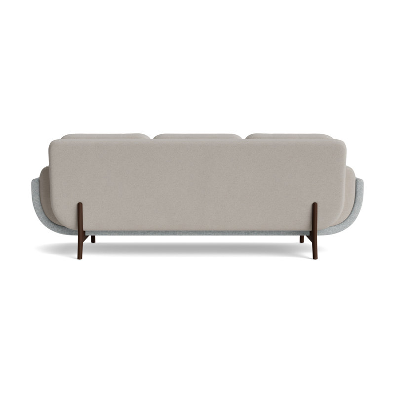 Regatta 90 Sofa, PerformanceBoucle-DoveGray/Textured Weave-Sky Blue, Sienna