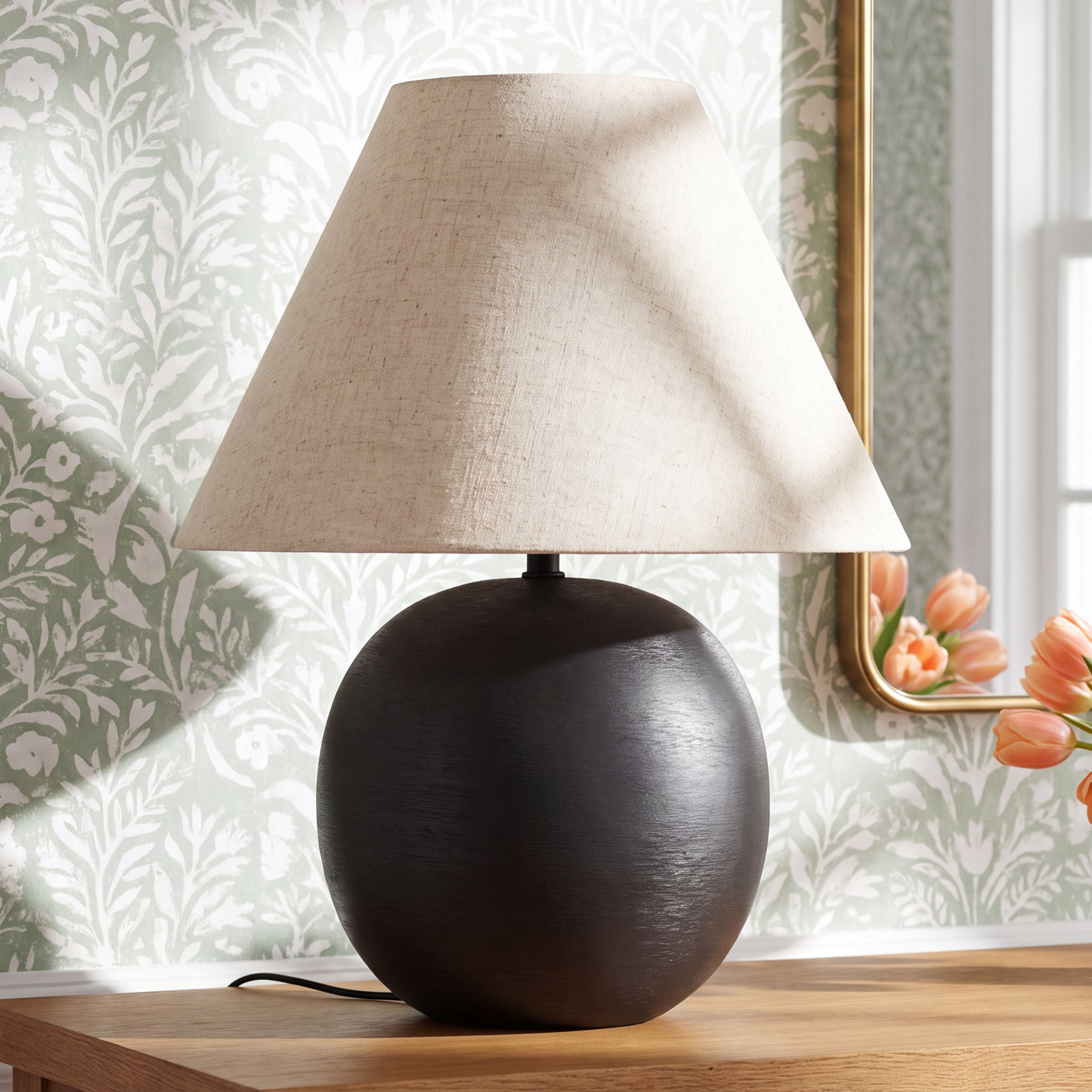 Stoke Metal Lamp, Black