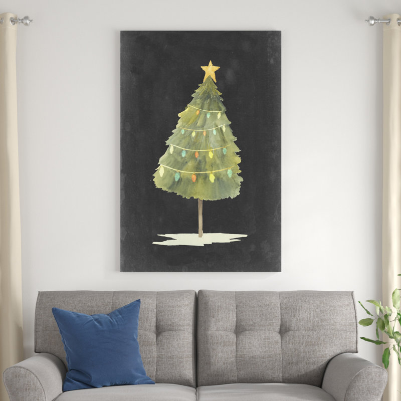 Lueur de Noël I, H 48 po x l 32 po x P 1,25 po