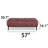 Nubuck Upholstered Bench