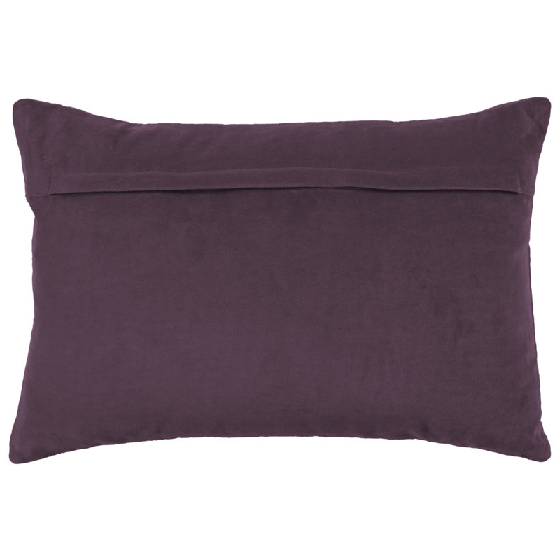 Cushion, 40cm x 60cm, Rectangular, Plum