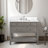 Lunnete 42'' Free Standing Single Bathroom Vanity with Ceramic Top