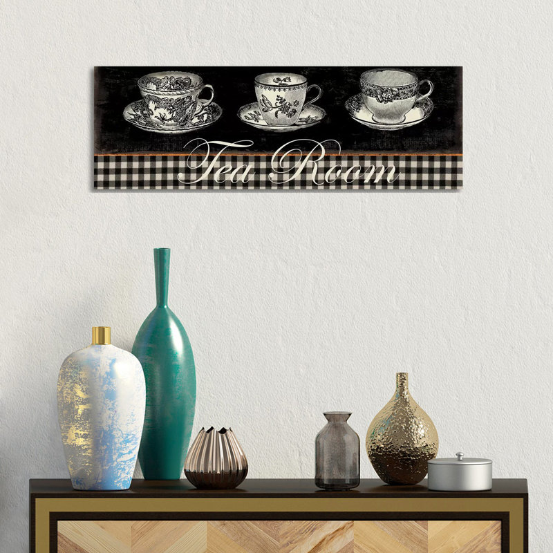 Tea Room by Aimee Wilson - Wrapped Canvas Panoramic Gallery-Wrapped Canvas Giclée, 30.48 cm H x 91.44 cm W x 1.91 cm D