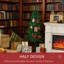 Demi-arbre de Noël artificiel 5 pi avec conception à ouverture automatique et branches ignifuges pour un décor intérieur des Fêtes peu encombrant.
