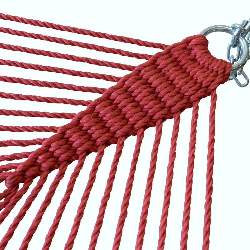 Double hamac avec support Blanco, Rouge