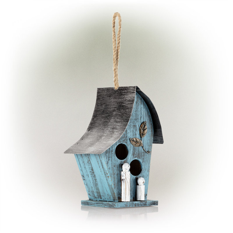 Hanging Birdhouse, Blue