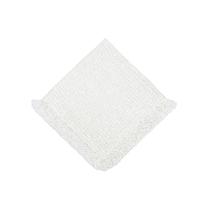 Texture Fringe, White