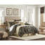Édredon pour grand lit 4 pièces avec processus amélioré pour la fermeté 2022 - production, fermetures à glissière cachées sur les taies décoratives, face en chenille et revers uni, satin antique, taies décoratives -125564319-125564317