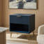 Table de chevet bleu nuit-613275297