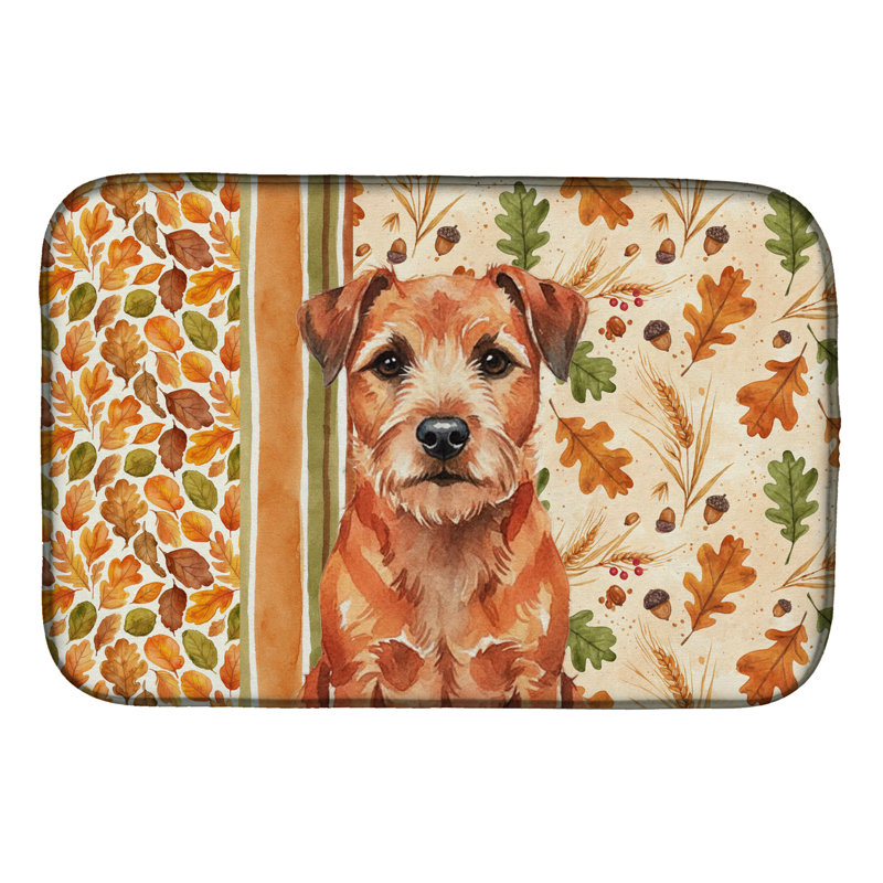 Tapis de vaisselle Red Border Terrier Heirloom