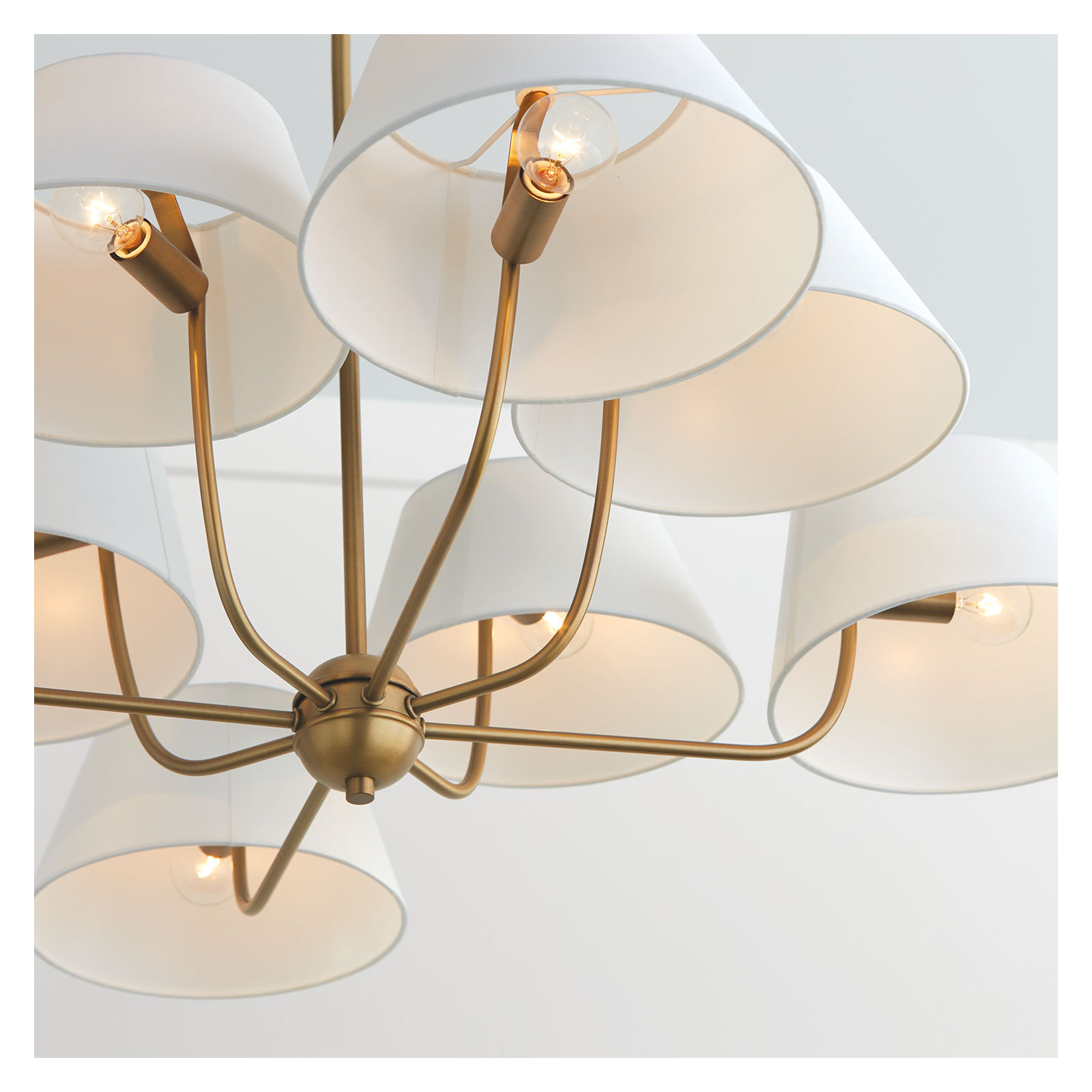 Arielle Dimmable Chandelier, 21.5" H x 40" W