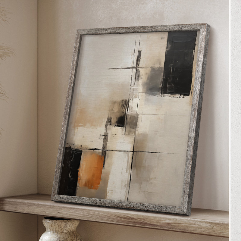 Reproduction encadrée ABSTRACT Series CECLXIV - bois massif, H 30 po x l 24 po