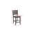 Modern Counter Height Bench Tufted Upholstery Tapered Wood Legs Bedroom Living Room Furniture Wheat Linen Finish