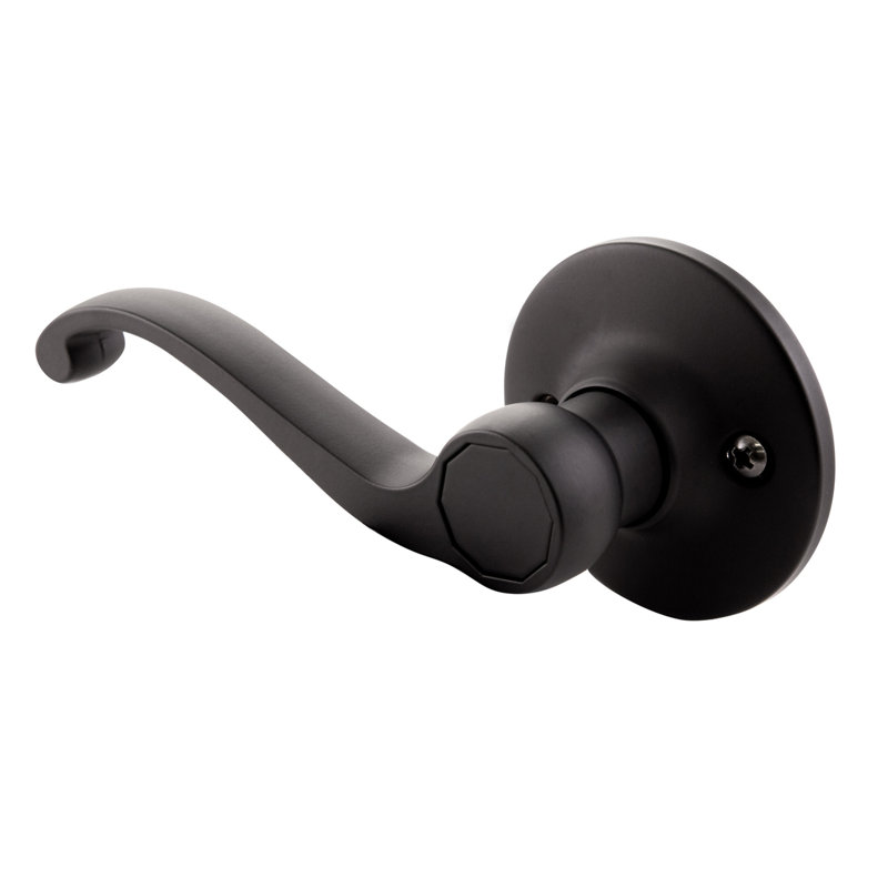 Faux levier de porte décoratif décoratif Ball, Noir mat