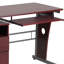 Computer Desk with Three Drawer Single Pedestal and Pull-Out Keyboard Tray