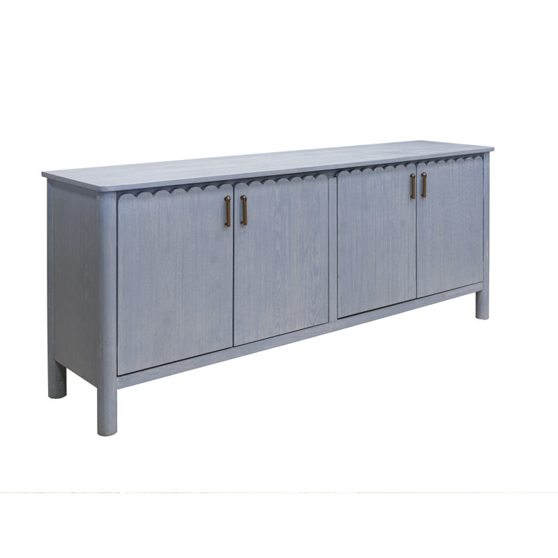 Console 4 portes Jazmine, Bleu denim