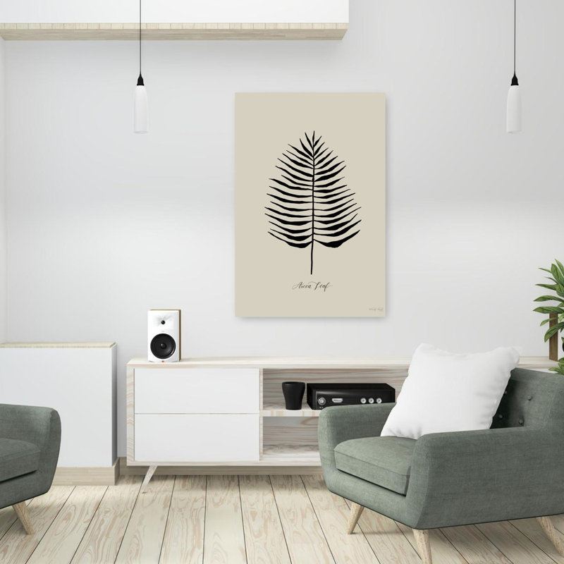 Palmier abstrait Palm Coastal Art, H 36 po x l 24 po
