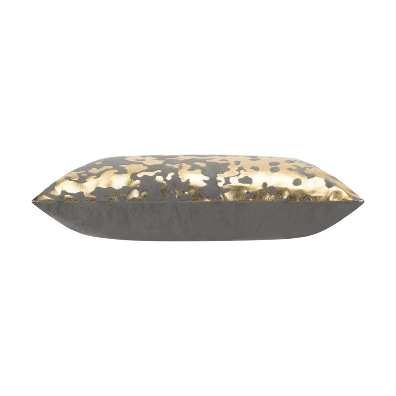 Appliqued Down Throw Pillow