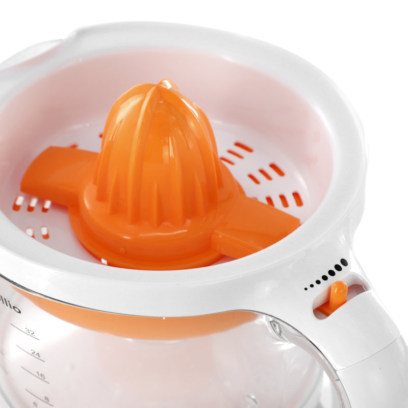 Presse-agrumes électrique compact orange de 32 onces moRollio, Orange
