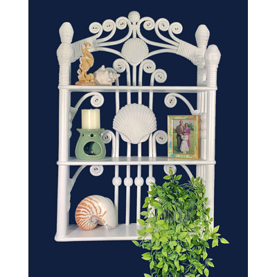 Maumelle 3 Piece Wicker Tiered Shelf
