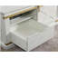 Table de salon avec plateau de rangement Vintage Platinum Decor