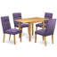 Ensemble de table de salle à manger en bois massif-122914603-122914601-106903410