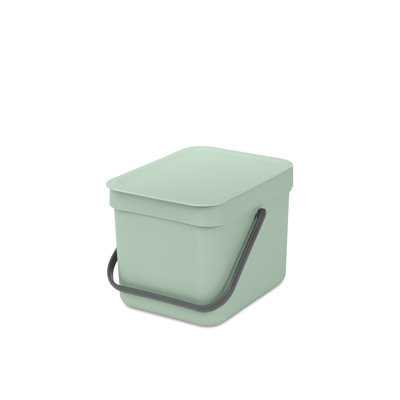 Sort & Go Plastic Recycling Bin, 1.6 Gallon (6L)