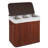 Natural Bamboo Laundry Hamper With Lid & Handles, Removable Liner, Ideal For Bathroom, Bedroom, Laundry Room-1284519477-1284519475