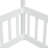 WoodNest House-Shaped Floor Bed with Guardrails-115684343-115684341