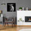 «Hippy Highland Cow» par Epic Portfolio, art mural en verre acrylique-1941429804