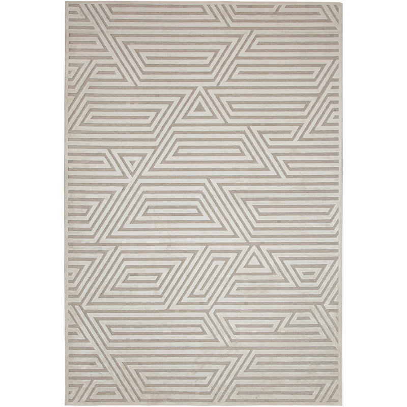 Orbit Pattern Area Rug, Rectangle 7'10" x 10'10"