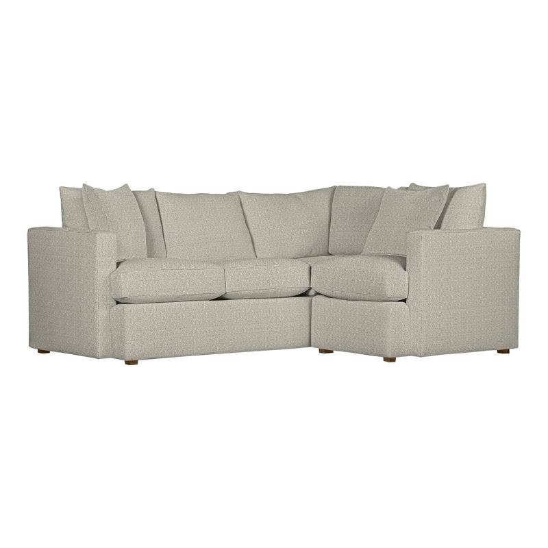 American Bungalow 2-Piece Sectional, Tuck Metal, Havana