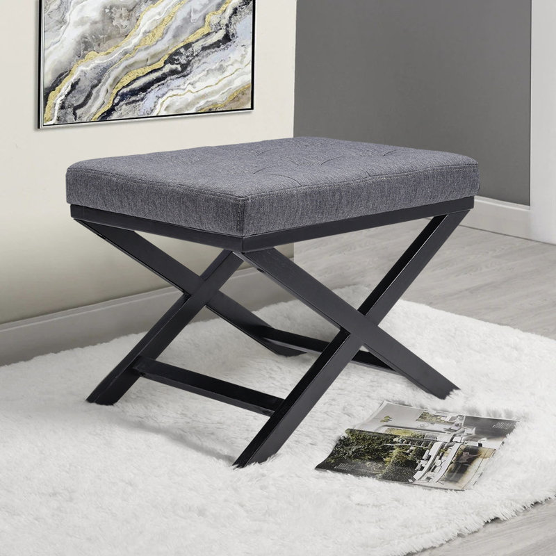 Linen Upholstered Bench