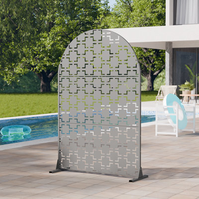 Wild 72 x 47 Inch Metal Outdoor Privacy Screens