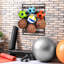 Wall Mounted Required Multi-Use Sports Rack