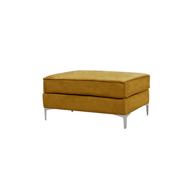 Georgio 93cm Wide Velvet Rectangle Ottoman