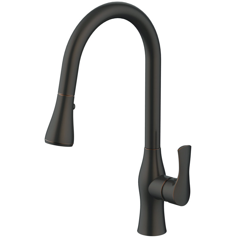 Daweier Pull Out Kitchen Faucet, Oil Rubbed Bronze