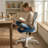 Small Armless Office Chair, Swivel Desk Chair with Mesh Back & Padded Seat, Space-Saving Modern Task Chair for Compact office-1697653347-1697653374