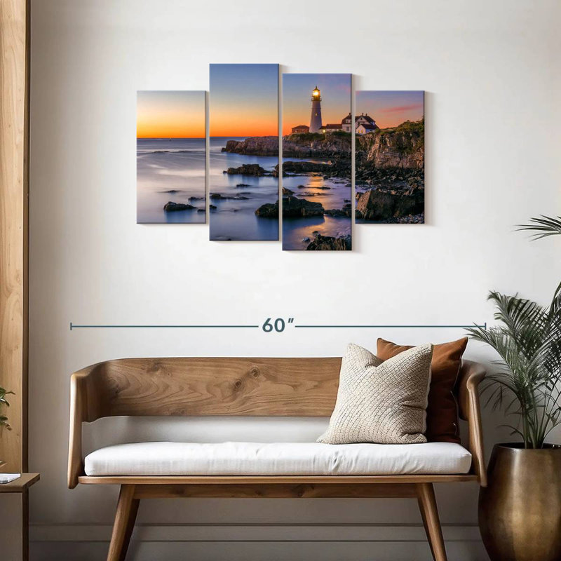 Aletra Cape Elizabeth Portland Head Light, 27" H x 43" W