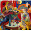 Una Velada Con Vino by Tadeo Zavaleta - Single Picture Frame Painting on Canvas