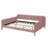Upholstered Daybed with 4 Support Legs