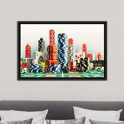 «Casino City» par Carl Warner, impression