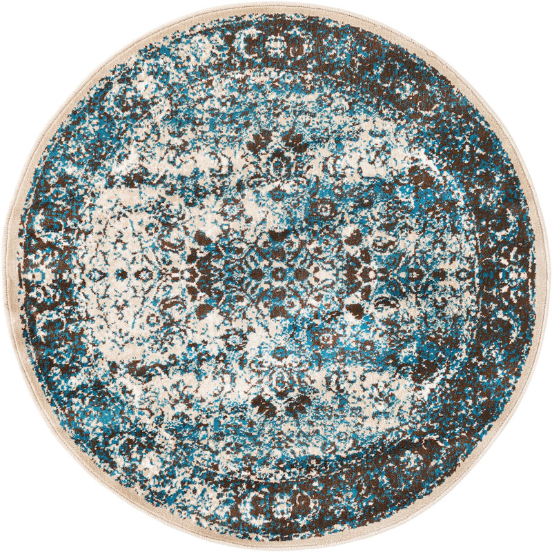 Dasani Oriental Indoor Rug, Round 3'3"