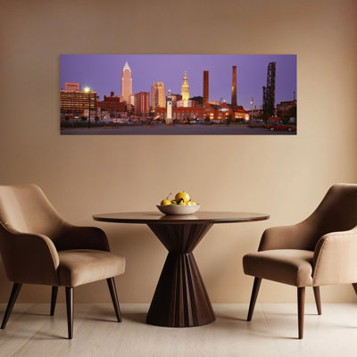 Skyline, Cleveland, Ohio, États-Unis, art mural contemporain contemporain