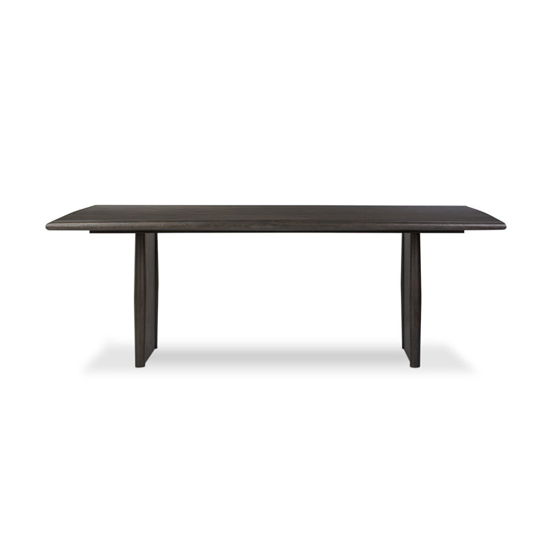 Glenview Dining Table, Smoked Black Oak
