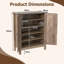 15 Pair Shoe Storage Cabinet