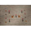 Tapis tribal ivoire Gabbeh 9 x 12