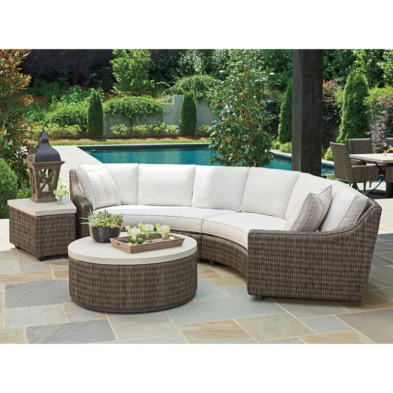 Outdoor 3 - Seat Patio Sofa, Left face